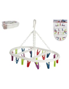 TENDEDERO OVAL 20 PINZAS 42X29 CM