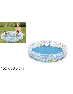 PISCINA INFANTIL 3 ANILLOS 152X3.5CM