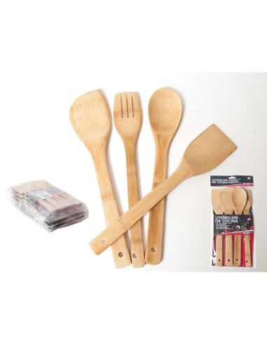 SET UTENSILIOS DE COCINA X4