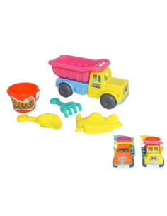 CONJUNTO PLAYA CAMION 5PZS 36X16X20CM