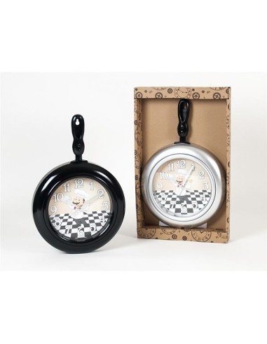 RELOJ DE PARED CHEF 38CM 2.COLOR/SURT