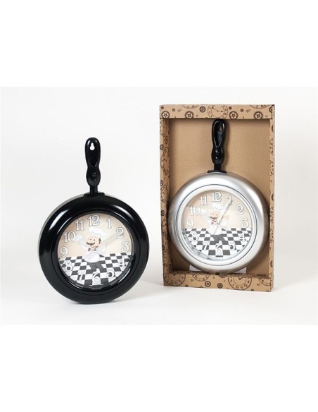 RELOJ DE PARED CHEF 38CM 2.COLOR/SURT