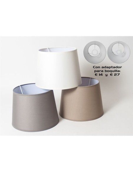 PANTALLA PRINCE 25CM C/ADAPT E14/27