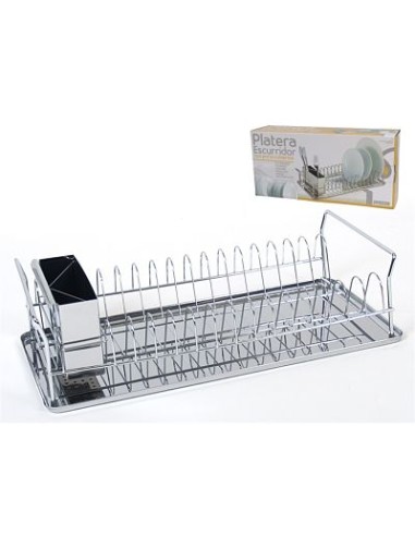 PLATERA ESCURRIDOR C/PORTA CUBIERTOS