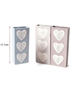 HUMIDIFICADOR CORAZONES 17.7X7.4X3.5CM 3