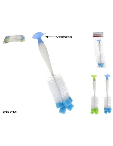 LIMPIA BIBERONES 26 CM C/VENTOSA