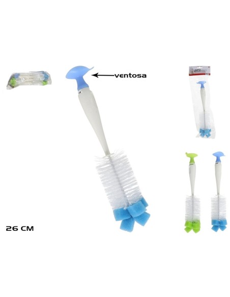 LIMPIA BIBERONES 26 CM C/VENTOSA