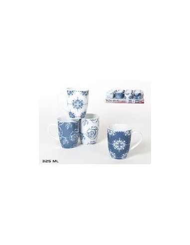 TAZA 325ML MUG RUBI 4 SURT