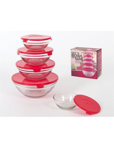 FIAMBRERA SET 5 BOWL C/ TAPA