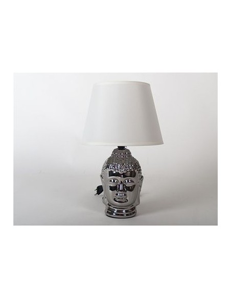 LAMPARA DE MESA LARK PLATA