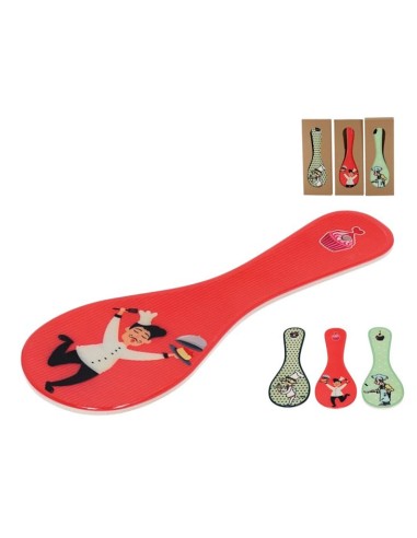 PORTACUCHARAS 27CM CERAMICA DEC. 3 SURT