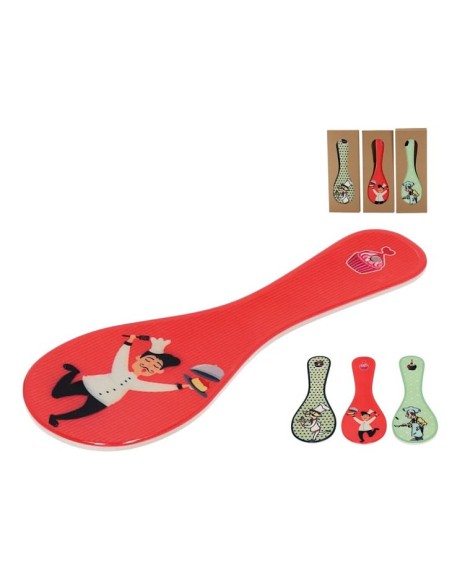 PORTACUCHARAS 27CM CERAMICA DEC. 3 SURT