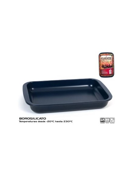 FUENTE 3L HORNO RECT  GOURMET