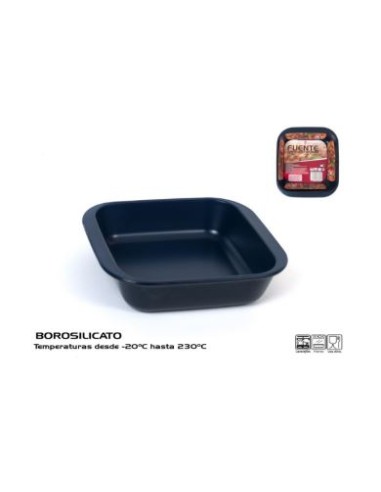 FUENTE 1.1L HORNO CUAD GOURMET