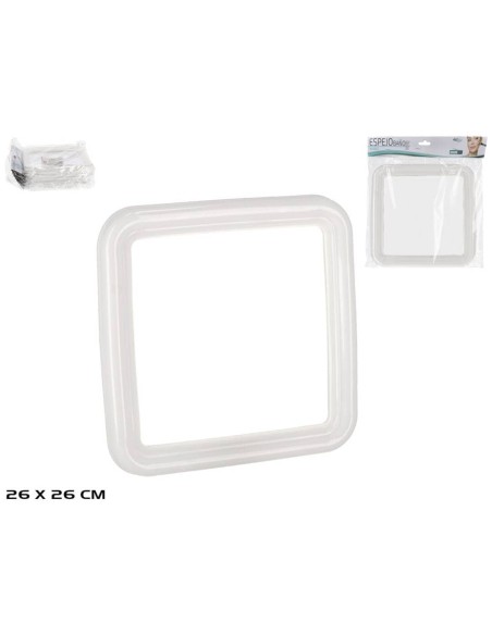 ESPEJO BAÑO 26X26 CM BLANCO