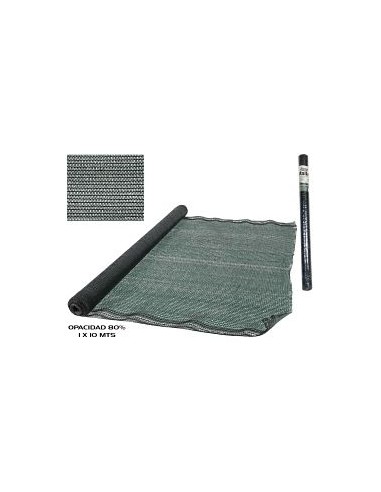 MALLA DE OCULTACION 80% OPACIDAD 1X10 M