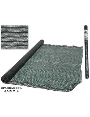 MALLA OCULTACION 80% OPACIDAD 2X10 M