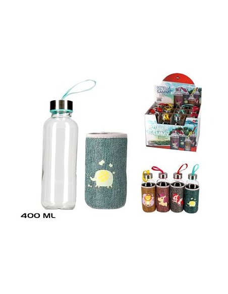 BOTELLA 0.4L C/ FUNDA SAMMY 4 SURT