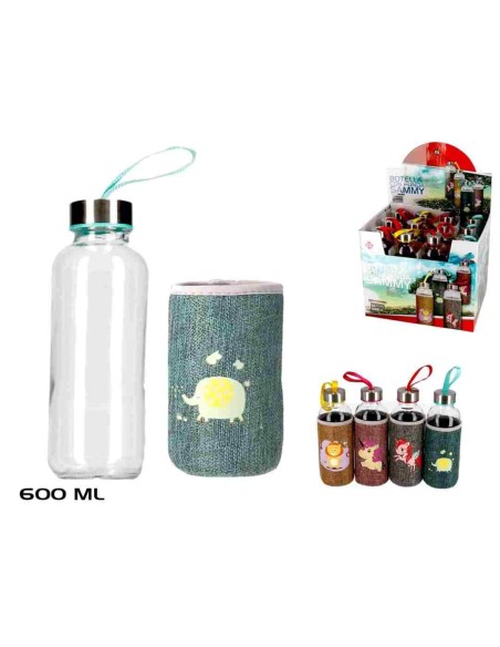 BOTELLA 0.6L C/ FUNDA SAMMY 4 SURT