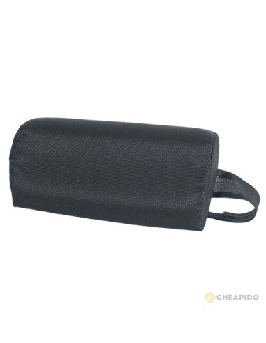 ALMOHADA SILLA AJUSTABLE NEGRA 15X30X7CM