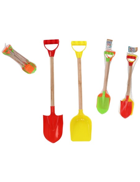 SET 2 PALAS PLAYA PALO MADERA 11X6X52CM