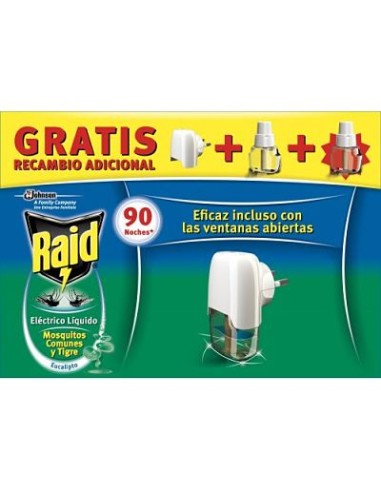 INSECTICIDA RAID + 2RECAMBIOS EUCALIPTO