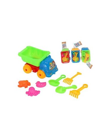 CONJUNTO DE PLAYA CAMION 8 PZS 17X10X10