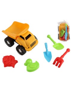 CONJUNTO DE PLAYA CAMION 6PZS 25X15X16CM