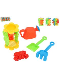 CONJUNTO DE PLAYA 5PZS 21X10X8CM