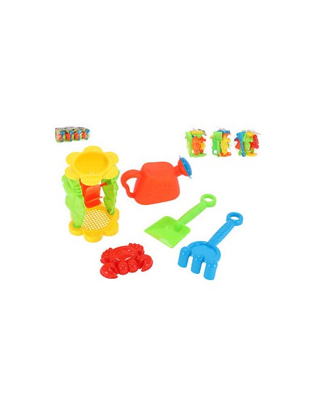 CONJUNTO DE PLAYA 5PZS 21X10X8CM