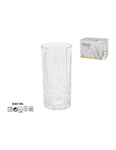 VASO 340ML 6UND STUART CRISTAL