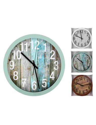 RELOJ 30CM COUNTRY 3 SURT.