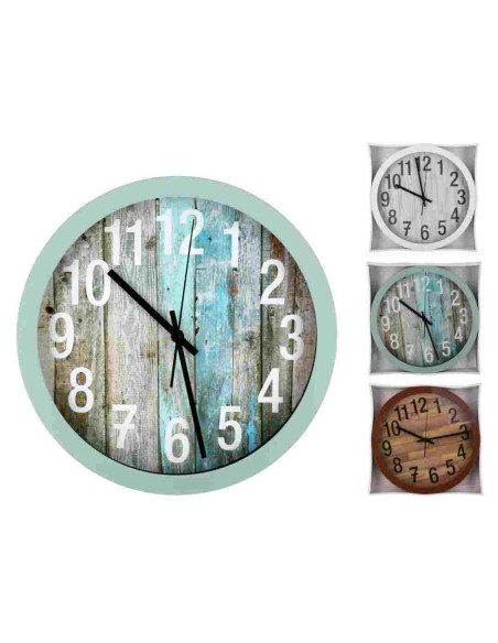 RELOJ 30CM COUNTRY 3 SURT.