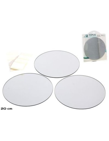 ESPEJO AUTO-ADHESIVO X3 DIA.20CM