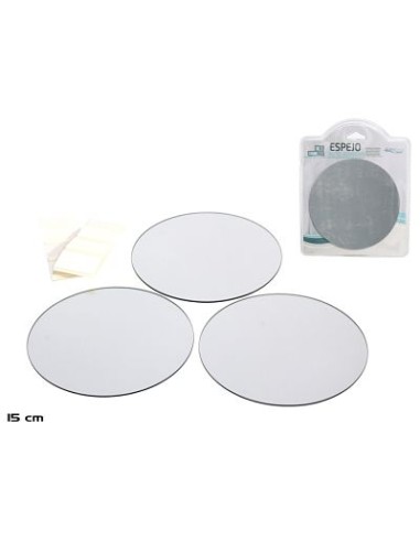 ESPEJO AUTO-ADHESIVO X3 DIA.15CM