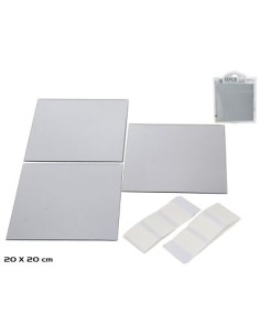 ESPEJO AUTO-ADHESIVO X3 20X20CM