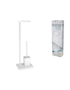 PORTARROLLO-ESCOBILLERO DAVEN 23X18X69CM