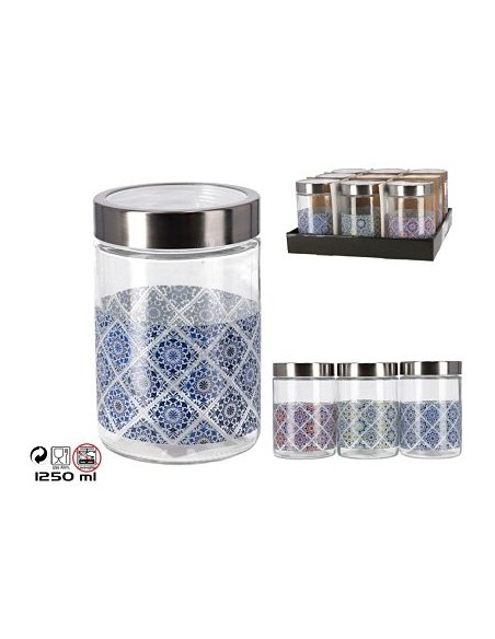 TARRO 1250ML CRISTAL LUGO 3 SURT