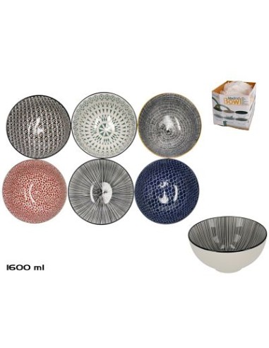 BOWL 19.5CM MADRID 6 SURT.