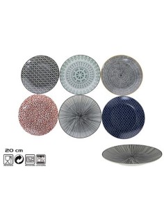 PLATO 20CM POSTRE MADRID 6 SURT.