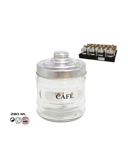 CAFE 280ML TARRO CRILTAL SILVER