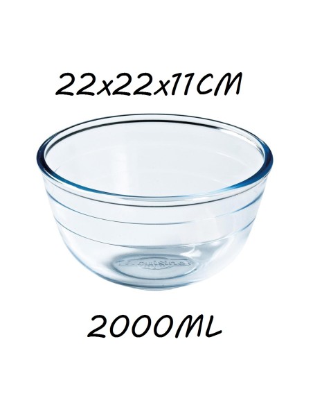 BOLS 2L 22X22X11CM VIDRIO BOL