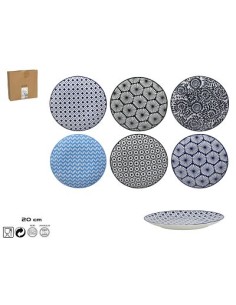 PLATO 20CM POSTRE SEVILLA 6 SURTIDOS