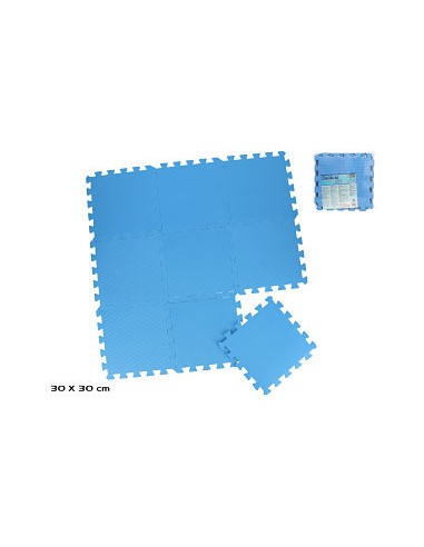 BALDOSA EVA X9 AZUL 30X30X1CM