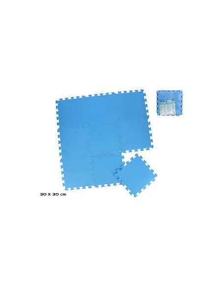 BALDOSA EVA X9 AZUL 30X30X1CM