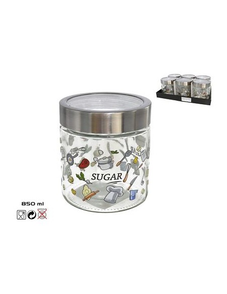 AZUCARERO 850ML CRISTAL KITCHEN