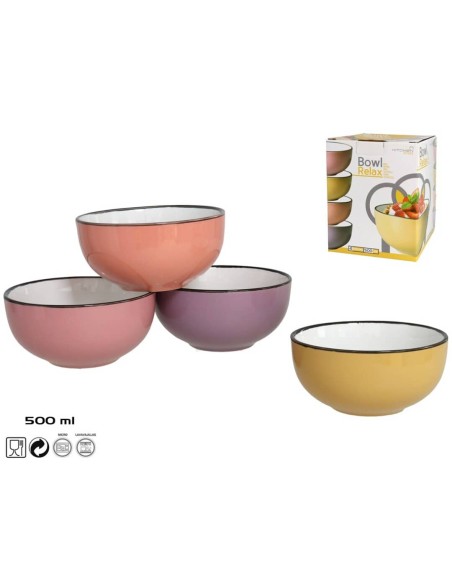 BOWL 500ML RELAX SURTIDO GRES