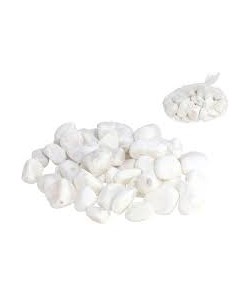 PIEDRAS DEC. BLANCAS 600G 2,5-3,5CM