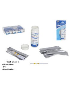 50 TIRAS ANALÍTICAS DE AGUA 3 EN 1