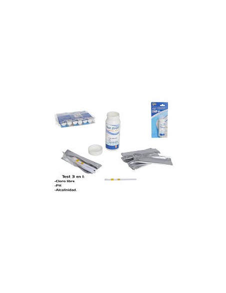 50 TIRAS ANALÍTICAS DE AGUA 3 EN 1